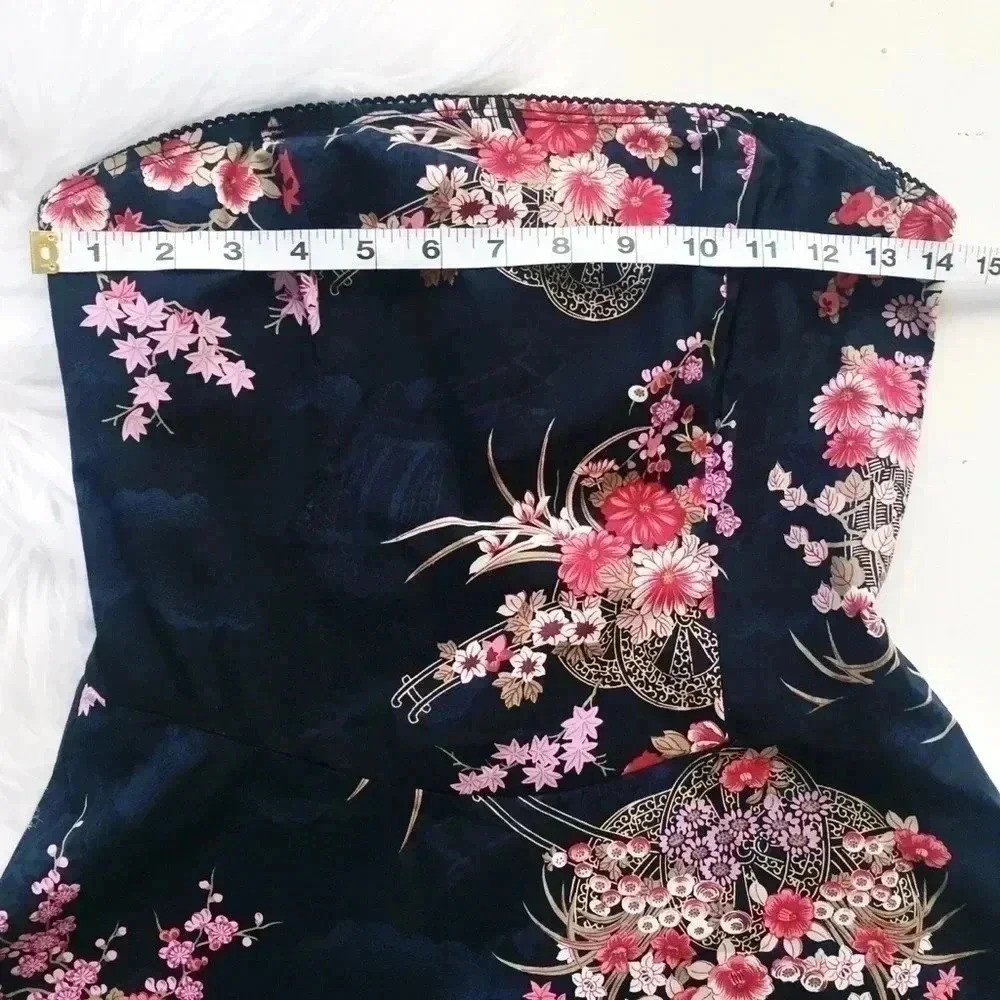 Rampage Strapless Floral Dress - Picture 3 of 6